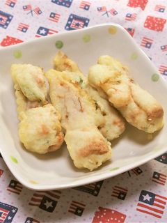 ちくわのポテサラ詰め天ぷら-レシピのメイン写真