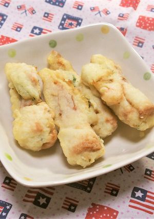 ちくわのポテサラ詰め天ぷら-レシピのメイン写真
