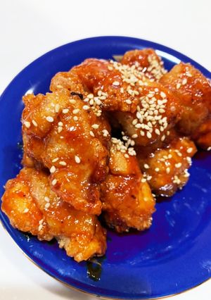 ゆかりのイブクロ　　ヤンニョムチキン-レシピのメイン写真