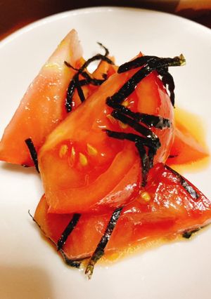 トマト和え物-レシピのメイン写真