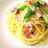 アスパラとベーコンのクリームパスタ