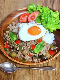 ゴロゴロ野菜のガパオライス 簡単-レシピのメイン写真