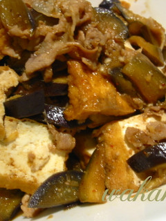 ☆簡単☆厚揚げ&豚肉&茄子の中華味噌炒め-レシピのメイン写真