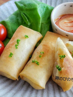 おやつにもおかずにも。じゃがバター春巻き-レシピのメイン写真