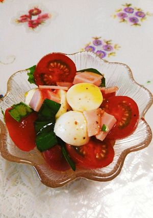 ミニトマトのカプレーゼ-レシピのメイン写真