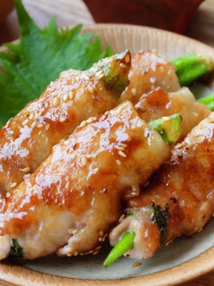 簡単♪おくらと大葉の肉巻き-レシピのメイン写真