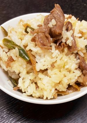 牛ごぼうご飯-レシピのメイン写真