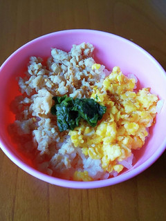鶏そぼろと卵の二色丼-レシピのメイン写真