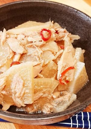 レンジdeズボラ☆大根&シーチキンの煮物-レシピのメイン写真
