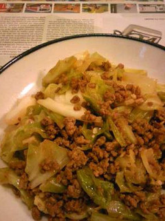 キャベツとひき肉の旨辛炒め♪-レシピのメイン写真
