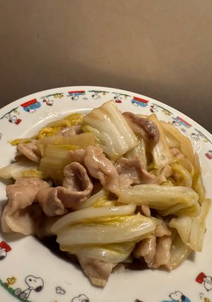 豚バラと白菜の中華炒め-レシピのメイン写真