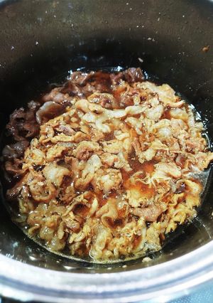 甘辛い肉うどんの肉-レシピのメイン写真