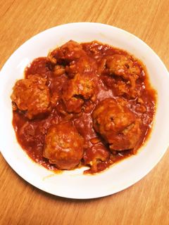 スーパー大麦入り肉団子のトマトカレー煮-レシピのメイン写真