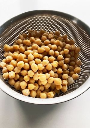 ひよこ豆の戻し方　ル・クルーゼ使用-レシピのメイン写真