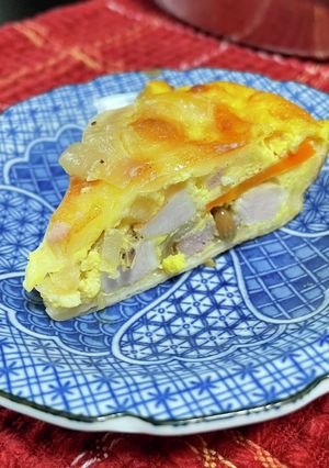 トルティーヤで作る豚肉とレモンのキッシュ-レシピのメイン写真