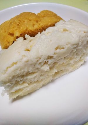 レンジで簡単　豆腐米粉蒸しパン-レシピのメイン写真