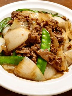 新玉ねぎと牛肉の野菜炒め-レシピのメイン写真