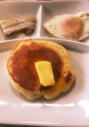 強力粉でパンケーキ-レシピのメイン写真