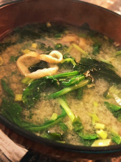 超簡単☆即席みそ汁+茹で野菜-レシピのメイン写真