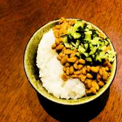 รูปของ 水戸の食卓より♪きゅうり納豆