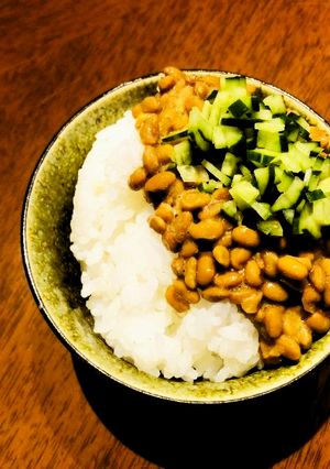 水戸の食卓より♪きゅうり納豆-レシピのメイン写真