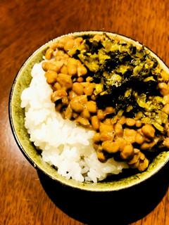 水戸の食卓より♪高菜納豆-レシピのメイン写真