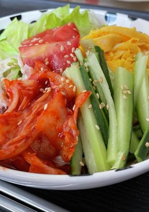 うどんで冷やし中華-レシピのメイン写真
