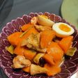 鶏肉とにんじんの中華煮