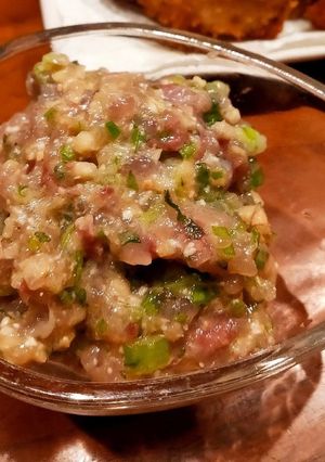 酒が最高にすすむ鯵なめろう-レシピのメイン写真