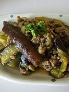 中華風✢とろーじゅわっとなすの豚そぼろ煮-レシピのメイン写真