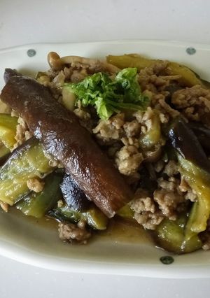 中華風✢とろーじゅわっとなすの豚そぼろ煮-レシピのメイン写真