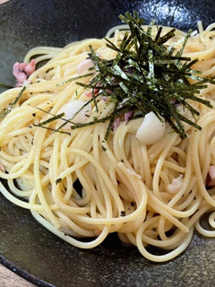 俺のイカの塩辛パスタ-レシピのメイン写真