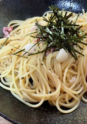 俺のイカの塩辛パスタ-レシピのメイン写真