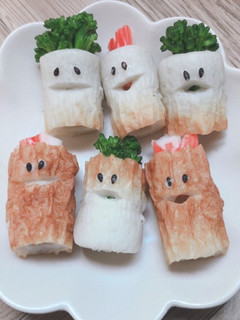 お弁当に可愛い竹輪星人-レシピのメイン写真