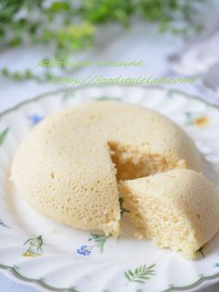 3分で☆米粉とおからパウダーの蒸しケーキ-レシピのメイン写真