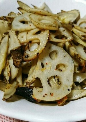 ごぼうと蓮根のにんにく炒め-レシピのメイン写真