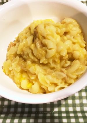【離乳食後期】ツナコーンマカロニ-レシピのメイン写真