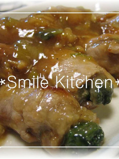 ✿とろ~り餡で♡豚肉のほうれん草巻き✿-レシピのメイン写真