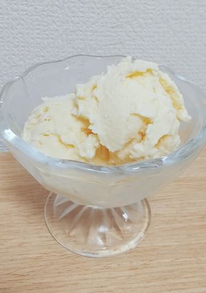 レンジで簡単！手作りアイスクリーム-レシピのメイン写真