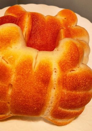 甘くない、かに形パン(米粉入り)-レシピのメイン写真