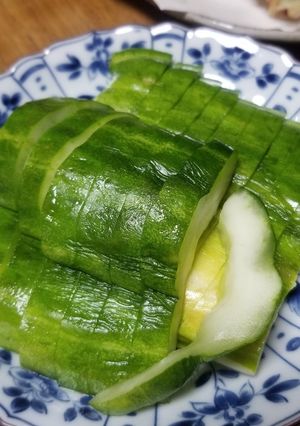 はぐら瓜の押し漬け-レシピのメイン写真
