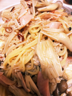 キノコの和風ピリ辛パスタ-レシピのメイン写真