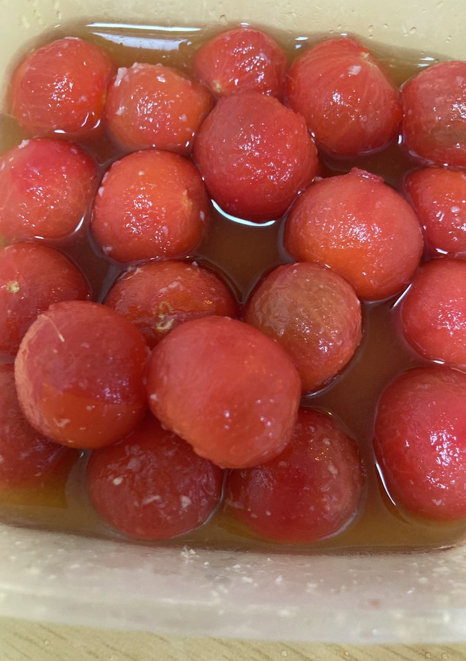 冷凍プチトマトの煮浸し-レシピのメイン写真