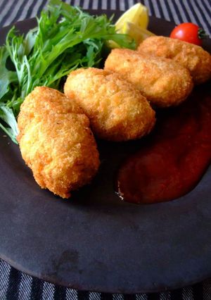 簡単美味しいカニクリームコロッケ-レシピのメイン写真