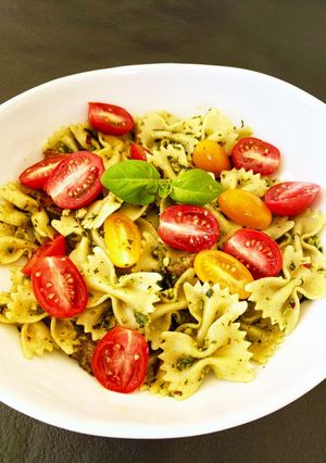 混ぜるだけ♪自家製♡ジェノベーゼパスタ-レシピのメイン写真
