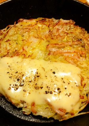 キャベツ焼き ※チーズとハーフ-レシピのメイン写真