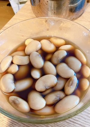 白花豆の甘煮-レシピのメイン写真