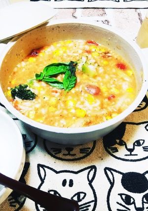 トマトチーズリゾット-レシピのメイン写真