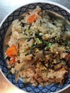 残り物で作る絶品炊き込みご飯-レシピのメイン写真