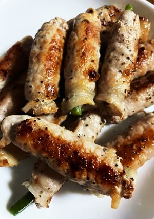 ニンニクの芽の肉巻き-レシピのメイン写真